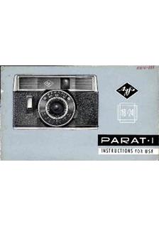 Agfa Parat 1 manual. Camera Instructions.
